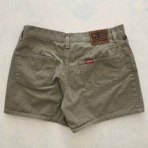 Ralph Lauren Olive Green Polo Jean Shorts